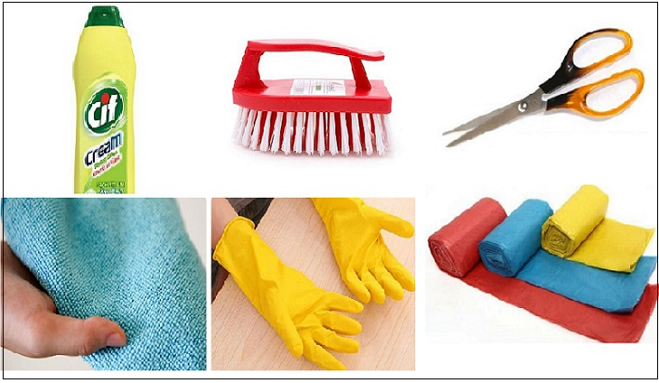 Chuẩn bị các dụng cụ cần thiết