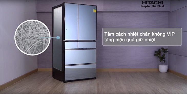 Tấm cách nhiệt chân không VIP được thiết kế trong các vách bên của tủ