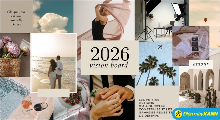 Vision Board là một bảng tổng hợp những hình ảnh, câu nói truyền cảm hứng (quotes) và các từ khóa đại diện cho mục tiêu, ước mơ và con người bạn muốn trở thành