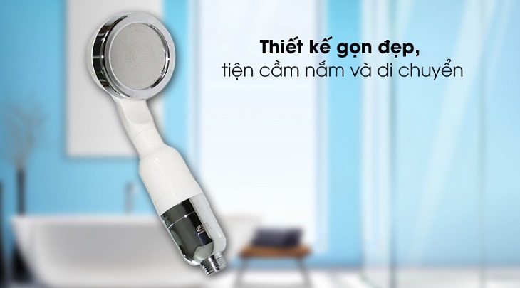 Tay sen tăng áp nóng lạnh nhựa có lõi lọc Nano Eurolife EL-H109