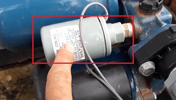 Bộ phận rơ-le áp suất bị hỏng