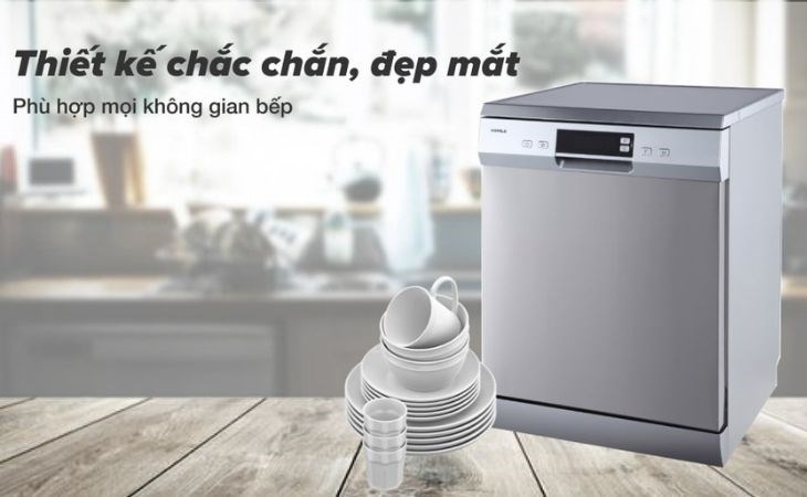 Máy rửa chén độc lập Hafele HDW-F60E với 8 chương trình rửa được cài đặt sẵn vô cùng tiện lợi khi sử dụng