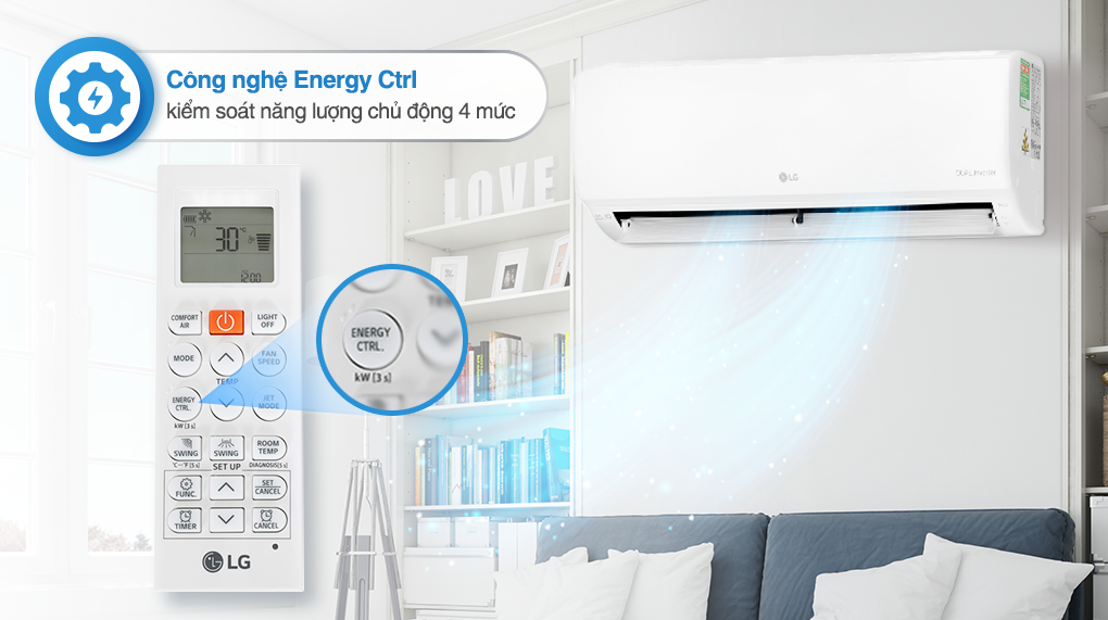 Tần số máy lạnh LG thường nằm trong khoảng từ 600 đến 609