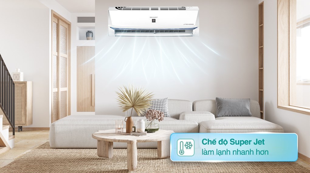 Tần số máy lạnh Sharp thường nằm trong khoảng từ 720 đến 739