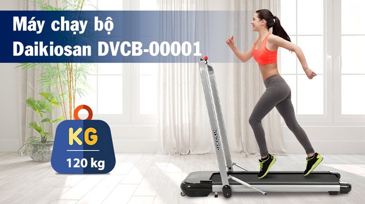Luyện tập với máy chạy bộ Daikiosan DVCB-00001 giúp gia tăng tuổi thọ hiệu quả