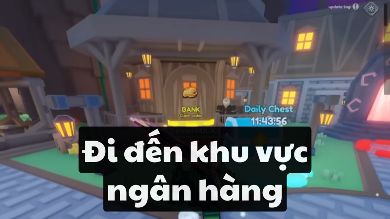 Chi tiết cách nhập code Pixel Blade mới nhất: Di chuyển nhân vật tới khu vực Bank