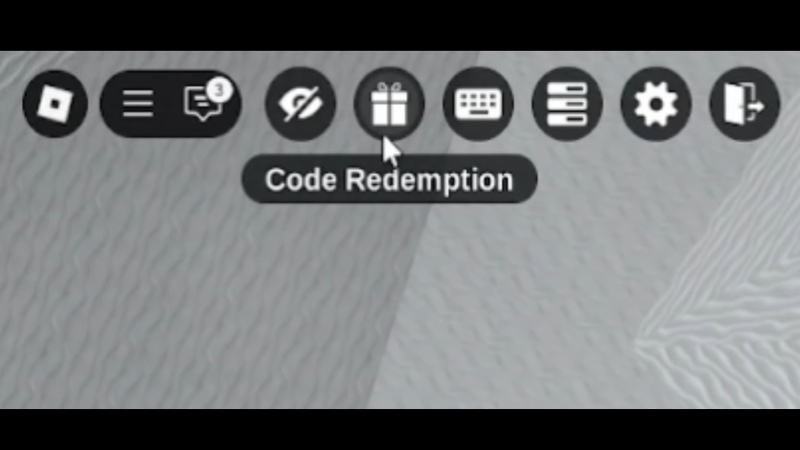 Chi tiết cách nhập code Type Soul mới nhất: bấm vào icon hộp quà ở góc trên bên trái trong Roblox