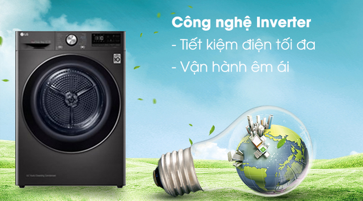 Công nghệ Inverter giúp máy vận hành êm ái