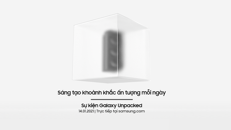 Poster quảng cáo sự kiện Unpacked 2021