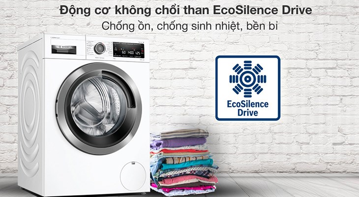 Công nghệ tiết kiệm điện đến 30% trên máy giặt Bosch 9 kg WAV28L40SG