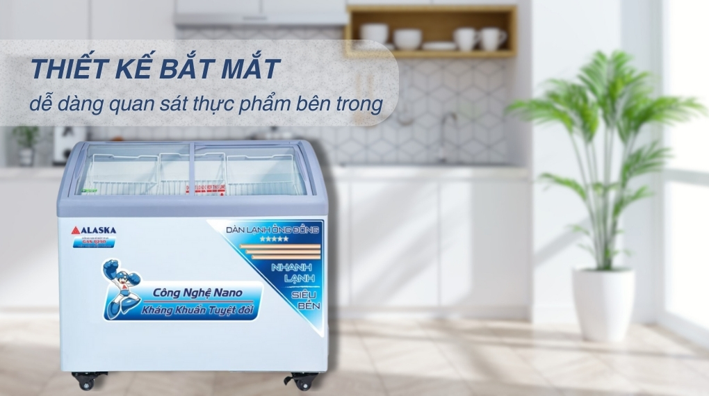 Tủ đông Alaska 210 lít KC-210C