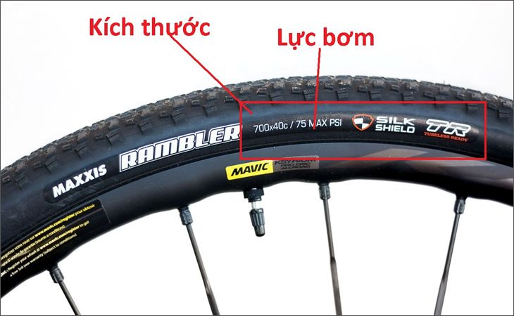 Kích thước thông số lốp xe theo hệ metric