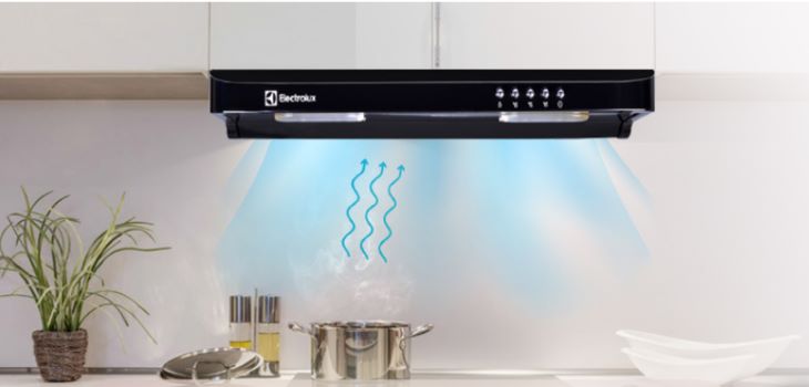 Máy hút mùi âm tủ Electrolux EFT6032K 60cm phù hợp với phòng có diện tích nhỏ