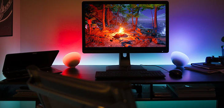 tiện ích khi đồng bộ đèn philips hue với máy tính