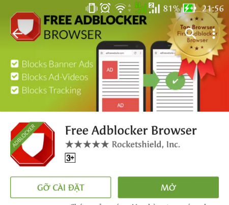 Trình duyệt Adblocker
