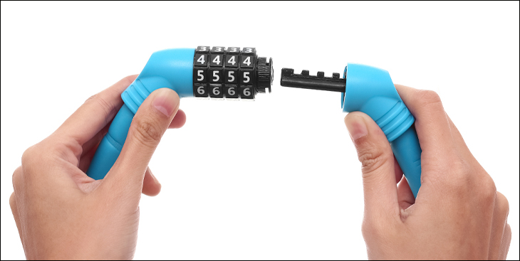 Khóa dây xe đạp Giant Arx Memory Combo Cable Lock Xanh dương