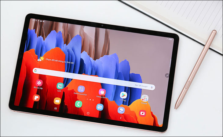 Máy tính bảng Samsung Tab S7 có thiết kế sang trọng