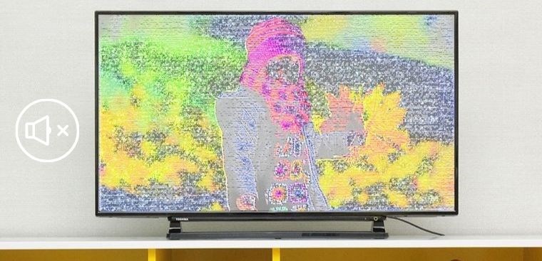 Tình trạng tivi Sharp bị mất tiếng là khi bật tivi lên, không có âm thanh hoặc chỉ có hình