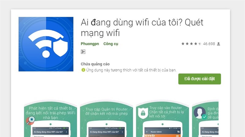 Ứng dụng Ai đang dùng WiFi của tôi?