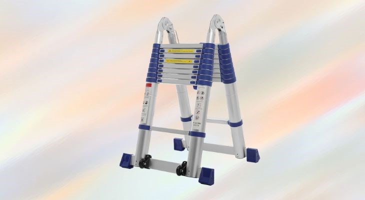 Thang nhôm rút đôi 9 x 2 bậc Advindeq ADT709B sở hữu thiết kế có thể thu gọn, tiện lợi cho việc vận chuyển và cất giữ thang