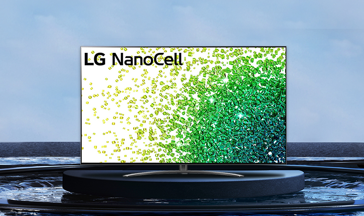 Tivi LG NanoCell 4K NANO86TPA series sỡ hữu thiết kế tối giản, kiểu dáng đẹp kết hợp với chân đế bán nguyệt vững chắc