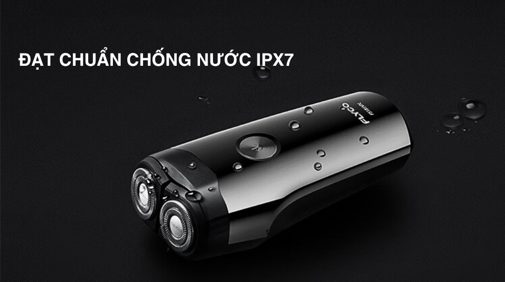 Máy cạo râu khô và ướt Flyco FS181VN chống nước an toàn nhờ công nghệ IPX7