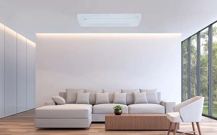 Máy lạnh âm trần LG 1 hướng thổi có thiết kế sang trọng, chuẩn Hàn Quốc