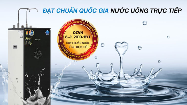 Chọn máy đạt tiêu chuẩn quốc gia về chất lượng nước