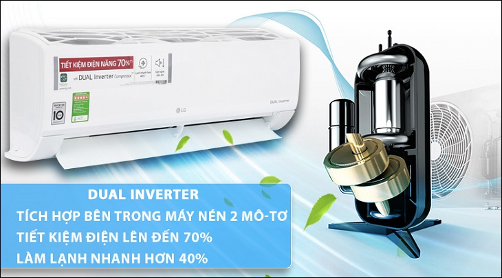 Đặc điểm của máy lạnh LG dòng tiêu chuẩn