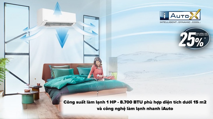 Máy lạnh Panasonic Inverter 1 HP CU/CS-XU9XKH-8