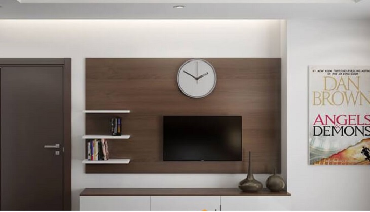 Chọn đúng kích thước kệ tivi treo tường sẽ giúp không gian hài hòa hơn