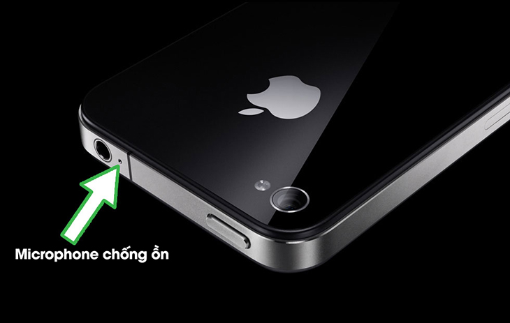 Microphone chống ồn trên iPhone 4