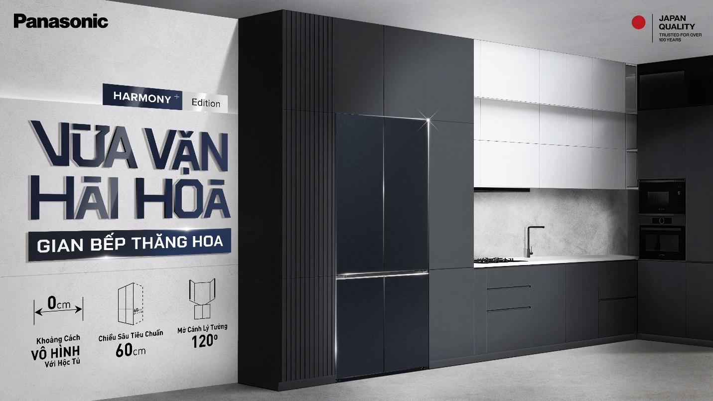 Dòng tủ lạnh âm tường (slot in) Harmony+ Edition vừa vặn hoàn hảo cho mọi không gian bếp