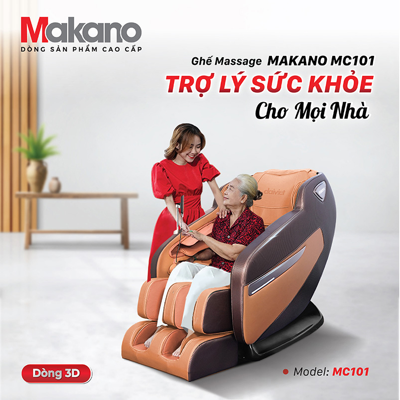 Sử dụng ghế massage Makano MC101 với tần suất phù hợp không gây tiêu tốn chi phí điện năng