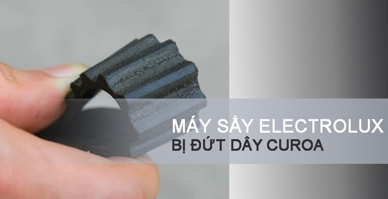 Nguyên nhân máy sấy Electrolux bị đứt dây curoa