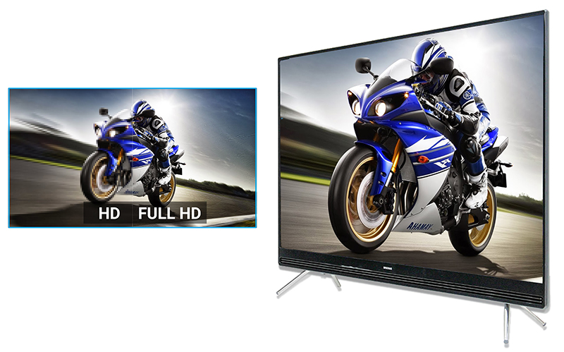 Sắc nét với độ phân giải Full HD (nét gấp 2 lần tivi HD)