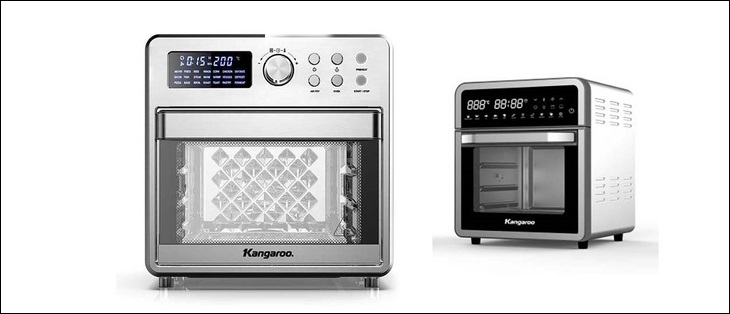 Lò chiên không dầu Kangaroo KG25AF1A sở hữu thiết kế hiện đại, sang trọng