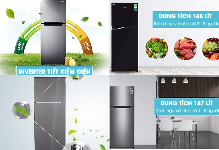 Top 5 tủ lạnh Inverter bán chạy nhất tháng 4/2018 tại Điện máy XANH