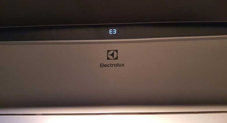 Máy lạnh Electrolux hiển thị báo lỗi E3