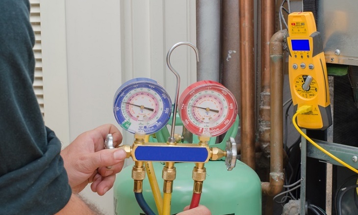 máy lạnh không lạnh chỉ quạt do hết gas hoặc thừa gas