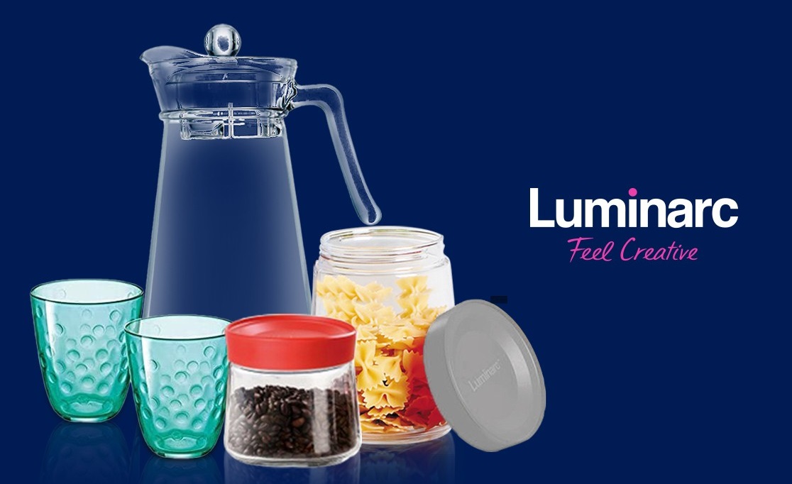 Luminarc gắn liền với các sản phẩm bằng thủy tinh cao cấp