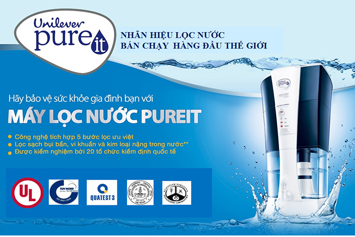 Máy lọc nước Pureit của nước nào?