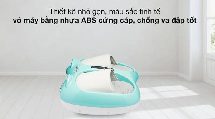 Máy massage chân HASUTA HMF-250 (Màu xanh) được làm bằng chất liệu nhựa ABS cứng cáp, chống va đập tốt