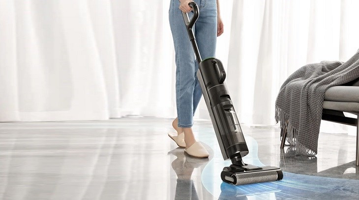 Máy hút bụi lau nhà Dreame M12 hoạt động với công suất 300W, cho sức hút tối đa đạt 14000 Pa