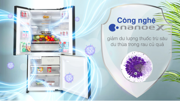 Công nghệ Nanoe-X có hiệu quả diệt khuẩn lên đến 99.99%
