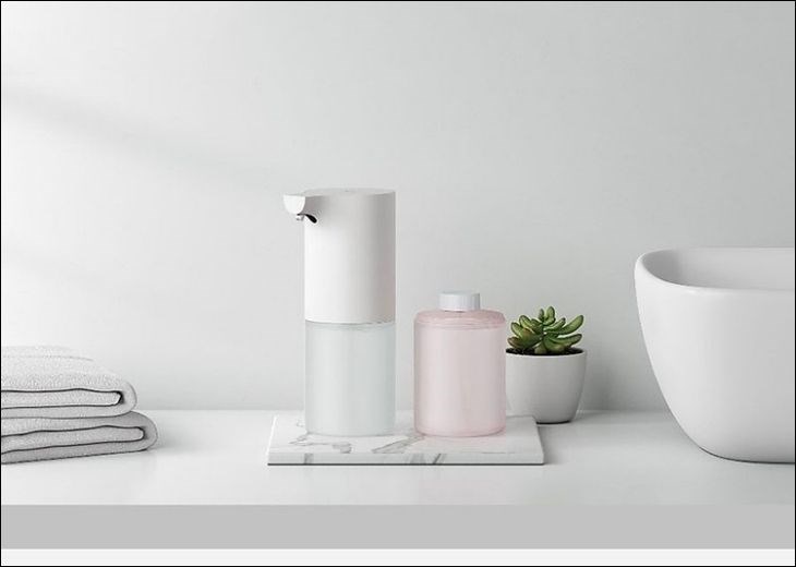 Máy rửa tay tự động Xiaomi Mijia được làm bằng nhựa ABS cao cấp, dễ dàng làm sạch khỏi bụi bẩn