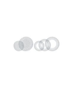 Set đĩa pha lê tròn phẳng Nachtmann Bossa Nova 23/32 cm