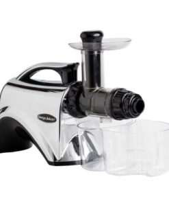 Máy ép chậm trục ngang có tay cầm Omega NC902HDC - màu inox