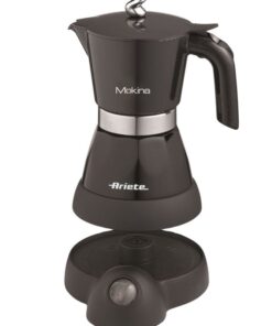 Ấm pha cafe Ariete 00M135811AR0 Moka Aroma Elettrica màu đen