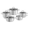 Bộ nồi Fissler Viseo 5 món (vung kính, 4 nồi 1 quánh)